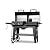 Char-Griller Flex Fuel Plus 3 in 1 Gas and Charcoal Grill Griddle and Smoker Combo 30000 BTUs Outdoor BBQ with Flat Top Griddle Insert Dual Fuel Backyard Grill Station, CG30281224