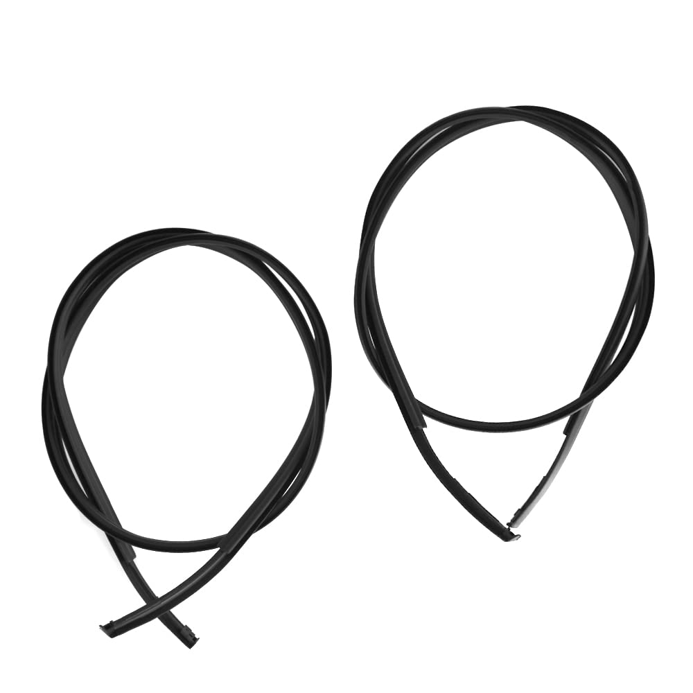 2Pcs Roof Drip Moulding Side Finish Strip Front Left and Driver Side Fits for 2006-2011 Toyota Yaris Hatchback Replace 75551-52130