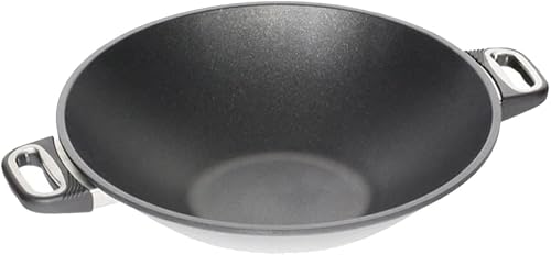 AMT 2 Handles Induction Wok, 36 cm Size