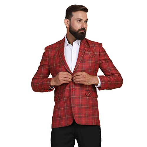 Image of TAHVO Grey Notched Lapel Blazer with Hanky