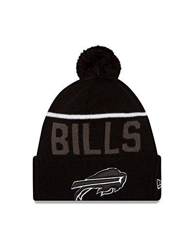 New Era NFL 2015 Black and White Sport Knit Beanie