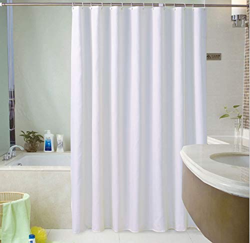 Preisvergleich Produktbild Futureyun Textil Duschvorhang, 180 x 220 cm, Weiß