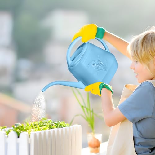 Image of Plant Watering Can - 1 /2 Gallon - Sky Blue