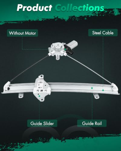 Image of SCITOO Power Window Regulator w /Motor for Mitsubishi Outlander 2003-2006