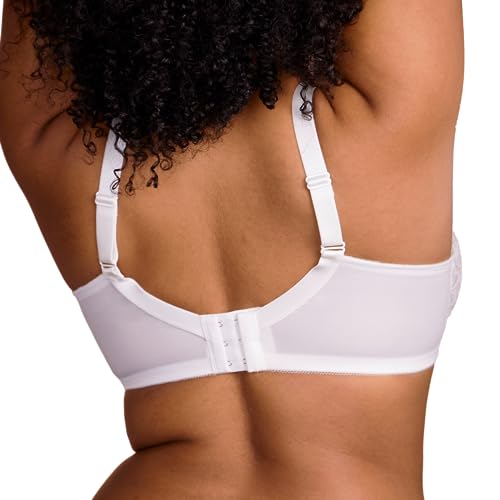 Image of HSIA Minimizer Bras for Women Enchante Full Coverage Underwire Bras Plus Size Lifting Floral Lace Bra for Heavy Breast