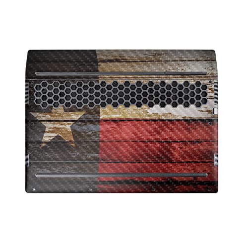 Image of MightySkins Carbon Fiber Skin Compatible With Alienware M17 R5 (2022) Full Wrap Kit - Texas Shiplap | Protective, Durable Textured Carbon Fiber Finish | Easy To Apply & Change Styles | Made in the USA