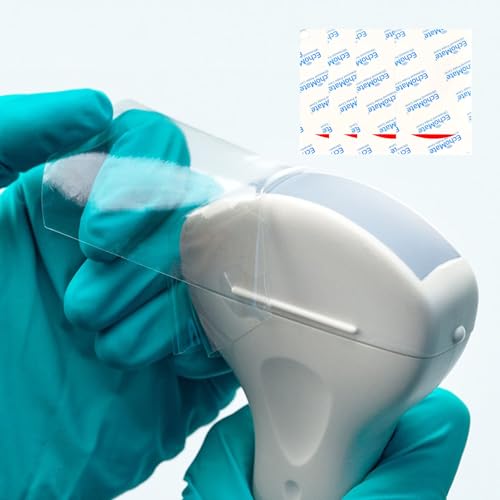 JZRYL Ultrasound Probe Cover,Transducer Disposable Clear Latex-Free Protector,5" Lx 3" W (50 Pcs)