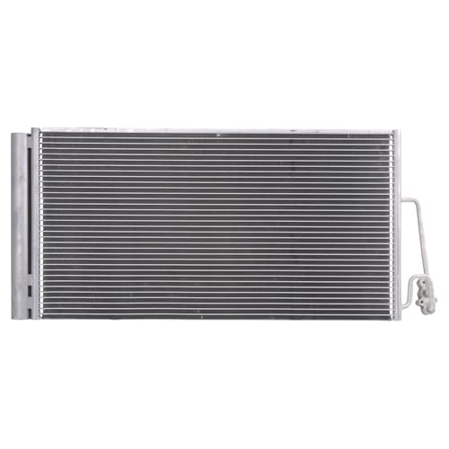 Image of TRQ A /C Condenser and Receiver Drier Assembly Compatible with 07-10 Mini Cooper 11-16, Countryman 13-16 Cooper Paceman