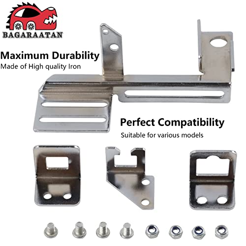 Bagaraatan Throttle And Kickdown Cable Bracket Kit,Gm Chrome Adjustable Throttle Cable Bracket For Chevy Sbc Bbc Holley #TOP3
