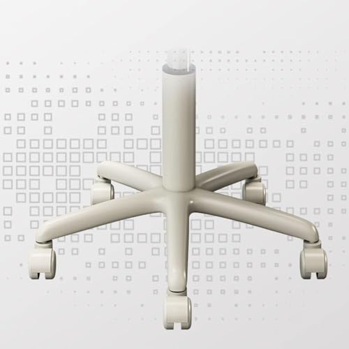 Taburete giratorio giratorio de 360° con ruedas, altura ajustable, perfecto para salón, taller, belleza, peluquería, laboratorio, taburete móvil para mayor comodidad y comodidad