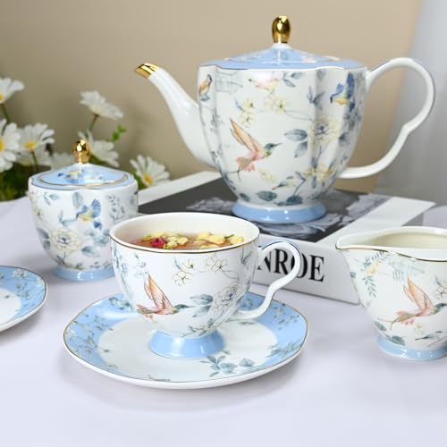 Le Potocio Bone China Tea Set, Porcelain Tea Sets For Adults thumb #4