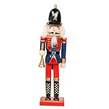 Nussknacker Weihnachtsschmuck, 30cm/11,8 Zoll Nussknacker Soldat Holz Nussknacker König Soldat Figur Dekor Puppe Ornament für Festival Party Outdoor Kinder (Suona)