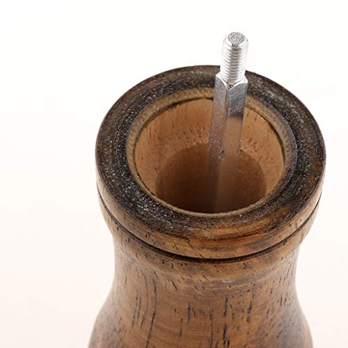 Moedor manual de madeira de sal e pimenta da Homozy - P