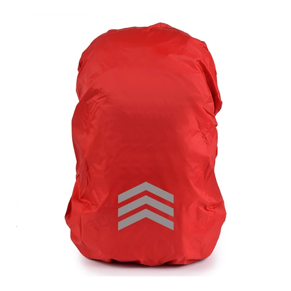 Morentsu Unisex Red-18-30L Outdoor Reflective Backpack Rain Cover Cycling Hiking Climbing Bag Cover Waterproof Rain Cover For Backpack 18-45L(Red-18-30L)