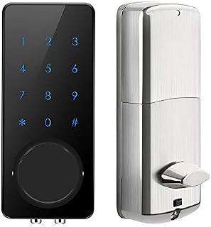 AKASO Smart Lock Touch Screen Keypad Deadbolt APP Code Entrance Smart Electronic Digital