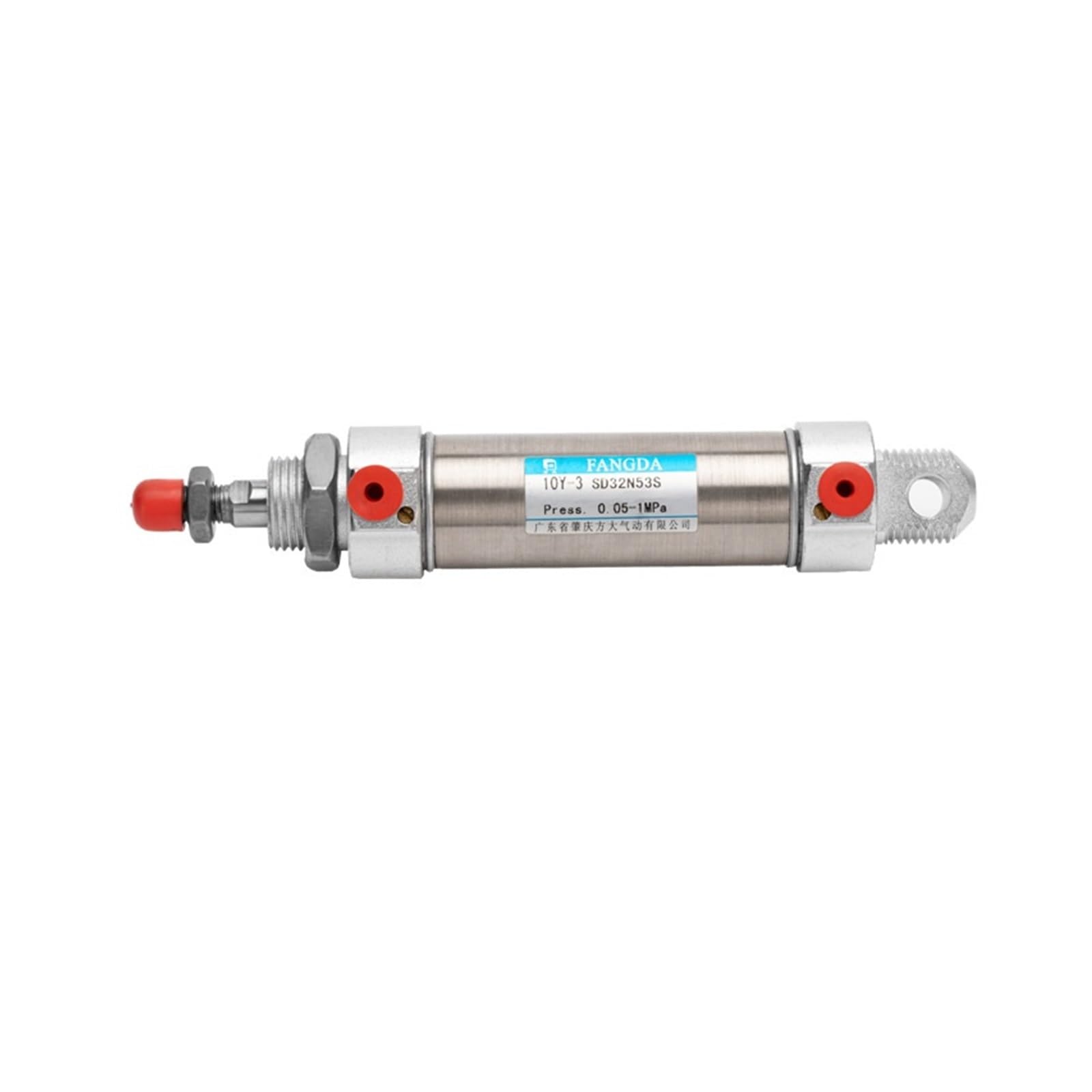Cylindre tampon d'air réglable en alliage d'aluminium double effet robuste