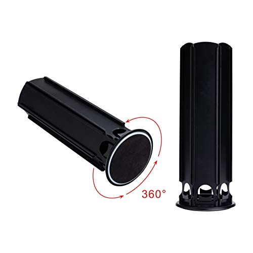 Coffee Vertuo Pod Holder Carousel Stand for Nespresso Vertuo Capsule Storage Organizer with Extra Space for Coffee Mate Silent Rolling (Vertuo 80+ Pod Storage)