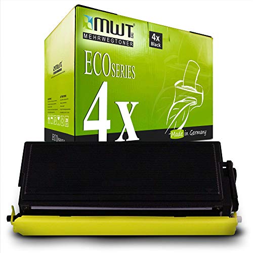 Toner TN7600 MWT pour Brother HL 1600 1720 1850 5030 et 5040 série de 4 cartouches noires