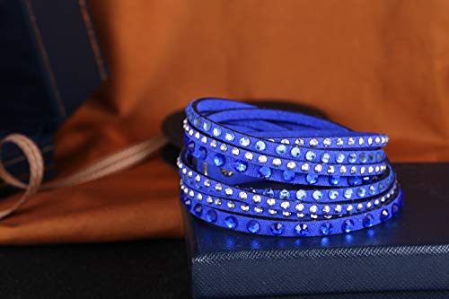 50% Off Barzel Leather Crystal Wrap Bracelets - $4.87 - Image 3