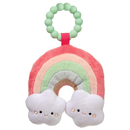 Image of Douglas Baby Rainbow Teether Plush Stuffed Toy