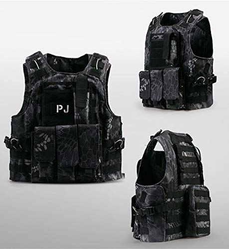 LY-01 Chaleco táctico Militar Chaleco Anfibio táctico, Equipo de Campo de CS Real para entusiastas Militares al Aire Libre (Color : 5)