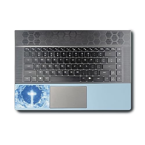 Image of MightySkins Skin Compatible with Alienware X16 R1 (2023) Full Wrap Kit - Faith Clouds | Protective, Durable, and Unique Vinyl Decal wrap Cover | Easy to Apply & Change Styles | Made in The USA