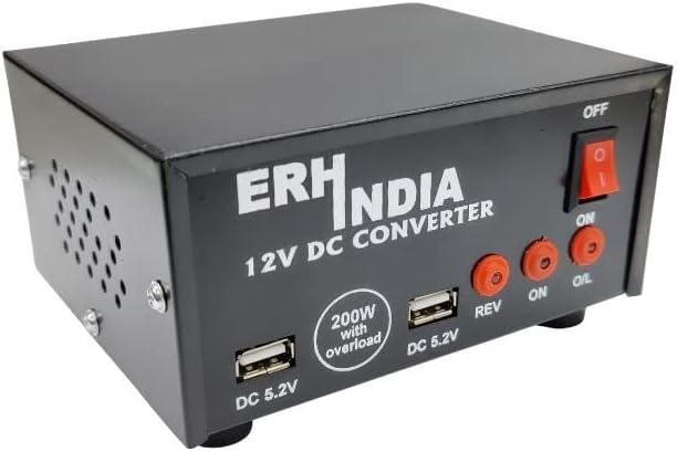Dc to Ac Dual USB Converter 12v to 220v AC Dual USB Converter Inverter Dc to Ac Dual USB Converter 12v Mini Car Inverter 200 Watt Solar Dual USB Converter for Multiple Applications