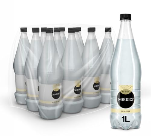Nordic Mist Original, Tónica Refrescante, Pack 12 Botellas 1 L