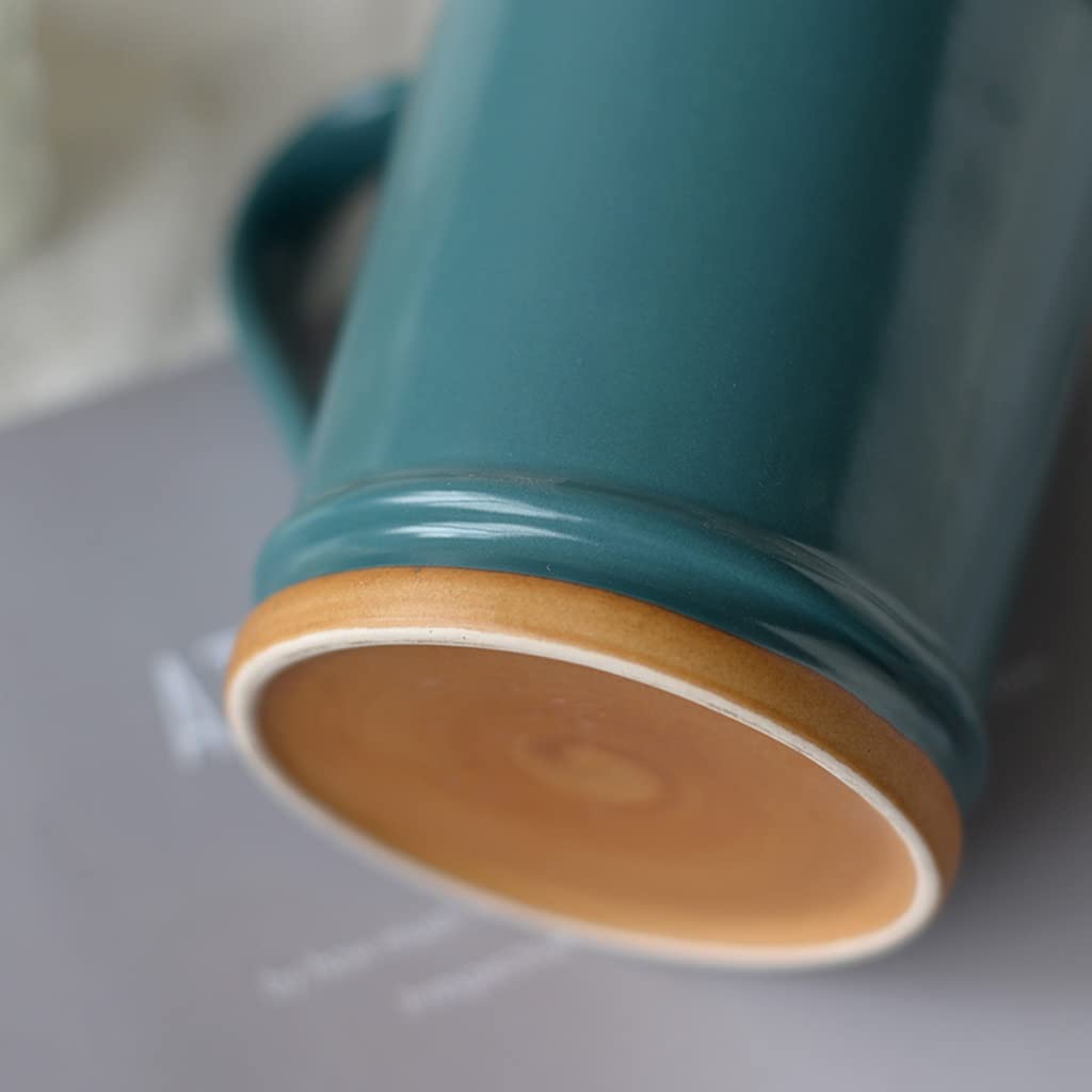 Ceramiczny kubek do kawy Kubek biurowy Kubek śniadaniowy o dużej pojemności Kubek do mleka domowego Ceramiczny kubek na wodę