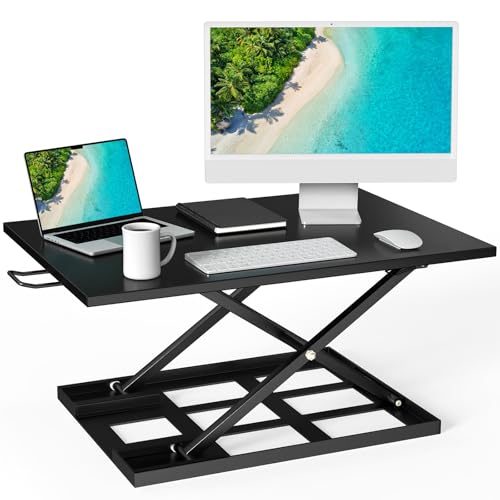 Slendor Standing Desk Converter, 32x22 inch Adjustable Desktop St...
