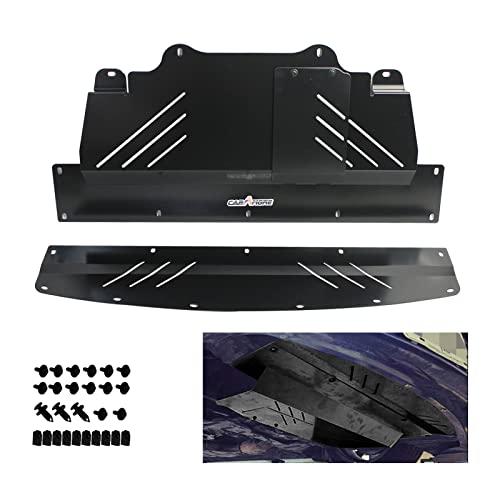 Laformo G35X G37X Skid Plate Cover - Lower Engine Cover Aluminum Compatible With 2007 2008 2009 2010 2011 2012 2013 Infiniti G35X G37X 3.5L 3.7L Engine Splash Shield Cover #TOP12