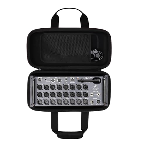 XANAD Hard Case Compatible with Behringer X Air XR18 18-Input / XR16 16-Input / XR12 12-Input Tablet-Controlled Digital Mixer