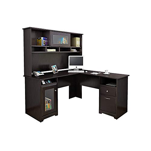 Bush Furniture Cabot L Shaped Desk With Hutch