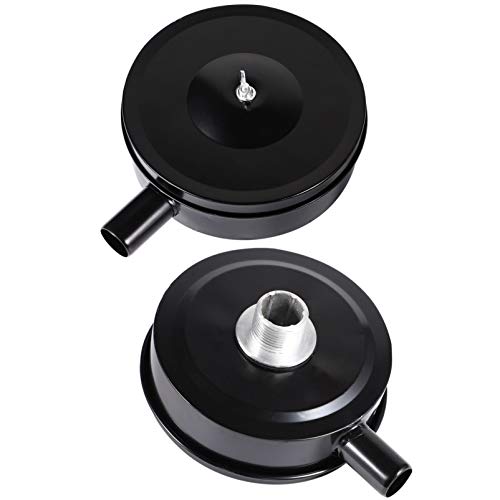 VILLCASE 2Pcs Filtro de Silenciador de Compressor de Ar Filtro de Ar de Metal Silenciador Filtro de