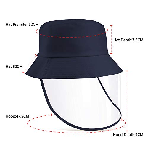 image for Snailrun Babies Protective Hat with Cover,Removable Sun Fisherman Tran