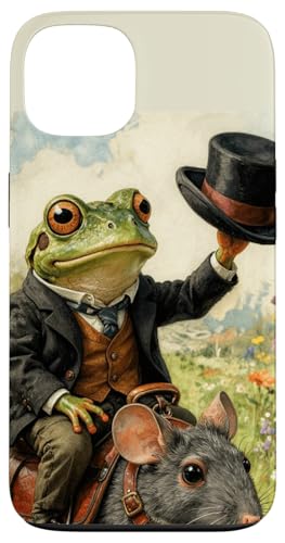 Dapper Frog ��n�}�E�X ���ς��ȃR�e�[�W�R�A �X�}�z�P�[�X iPhone 13 �p