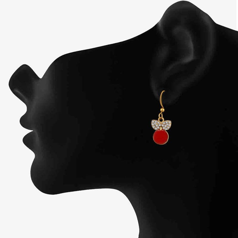 Meenakari & Crystals Earrings (ER1109849G)