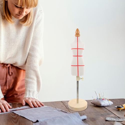 Maniquí de costura escala 1/4 para proyectos DIY de moda 5