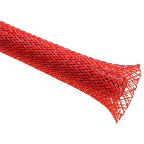 RIVER FOX® Red Color 20 Meters Size 3mm Polyester Braided Sleeve Nylon Braided Sleeve, Braided Expandable Sleeve for Good Wire Protection-image-36
