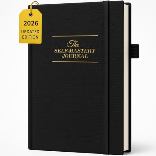 Self-Mastery Journal for Men 2026 with Pen Holder