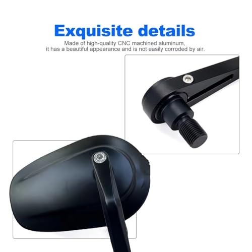 Espejos retrovisores de manillar para Tmax 530 500 y XSR900 3