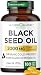 Organic Black Seed Oil 2000mg - 180 Softgel Capsules (Non-GMO) Premium Cold-Pressed Nigella Sativa - Black Cumin Seed Oil with Omega 3, 6, 9 - Darkest, Highest TQ Content