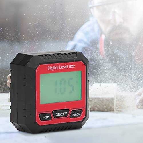 Inclinómetro digital y nivel magnético con LCD, rojo miniatura 6