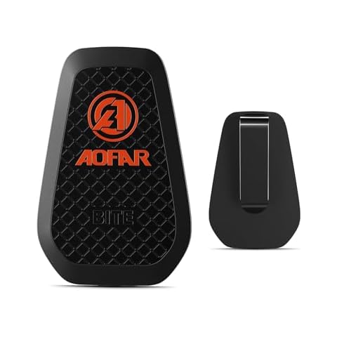 AOFAR Metal Landing Pad, Rangefinder Bite Clip for Magnetic Golf Towel, Golf Rangefinder, Magnetic Golf Accessories and Easy to Install on The Golf Bag or Belt Cover