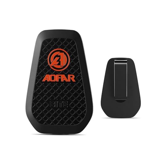AOFAR Metal Landing Pads, Rangefinder Retaining Clips for Magnetic Golf Towels, Golf Rangefinder, Magnetic Golf Accessories, Easy to Attach to Golf Bags or Belts