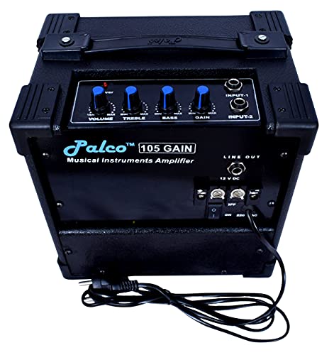 Image of Palco Black Color 105 Guitar Musicial Instrument Amplifier with Gain Effect