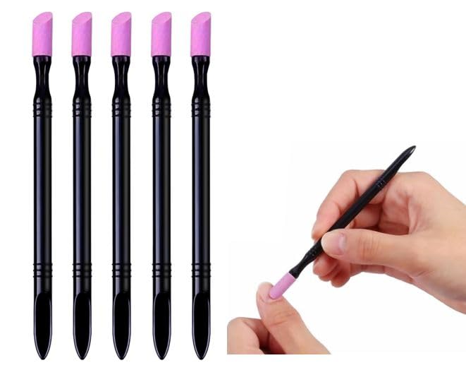 5Pcs Cuticle Pusher, Cuticle Remover Pen, Manicure Tools Ideal for Home Nail Care, Professional Nail Salon Use, DIY Manicure and Pedicure Making-picture-23