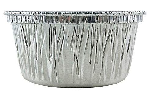 Handi-Foil 4 Oz. Aluminum Foil Utility/Muffin/Cupcake Ramekin Cup - Heavy Duty (Pack Of 50) #TOP1