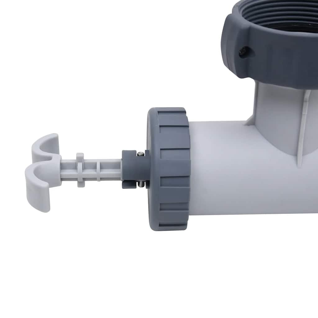 Valvola a stantuffo per piscina, 2 pezzi, valvola di arresto per tubo da 38 mm con attacco filettato da 59 mm, per pompa filtro piscina