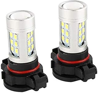 2PCS LED Fog Light Bulb,KIMISS White 5202 H16 LED Bulbs Daytime Running Lights H16 2504 5200 5201 5202 9009 PSX24W